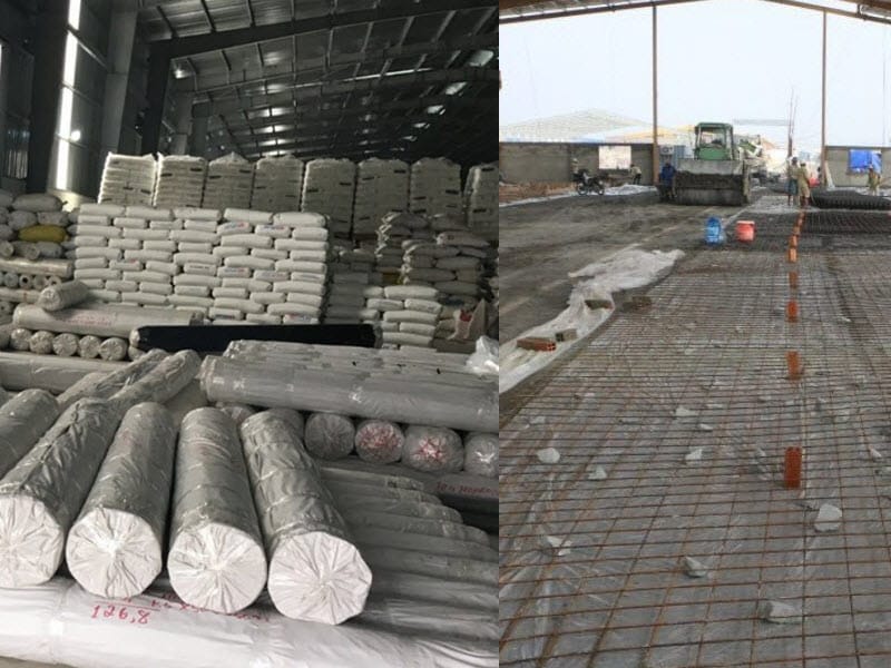 Nilon lót sàn đổ bê tông là vật liệu quan trọng trong xây dựng