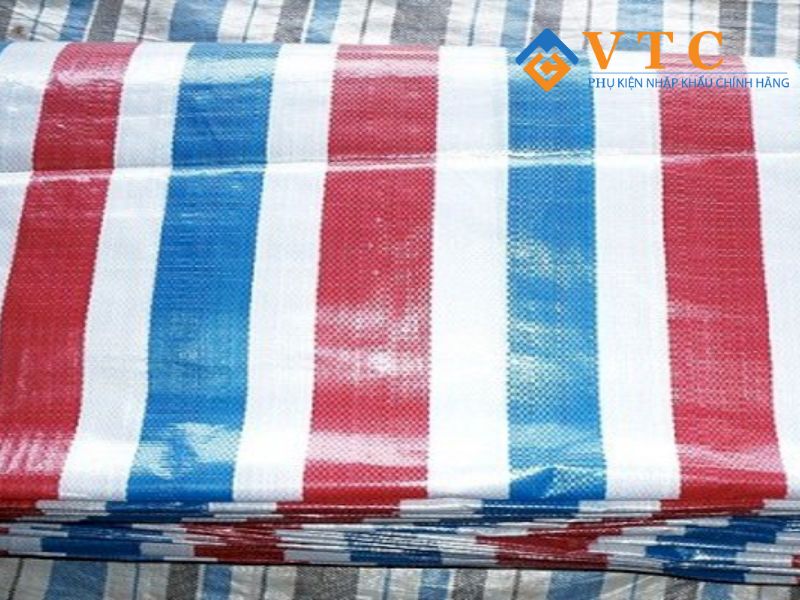 Đặc điểm cấu tạo của bạt dứa sọc 3 màu