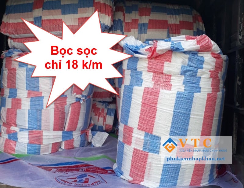 Bạt sọc 3 màu giá rẻ chỉ từ 1800 đ/m