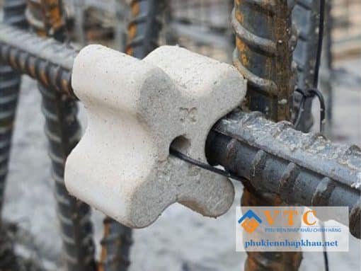 Con kê dầm móng bê tông 35-40-45mm có thể được sử dụng đối với đổ bê tông móng, đổ bê tông cột