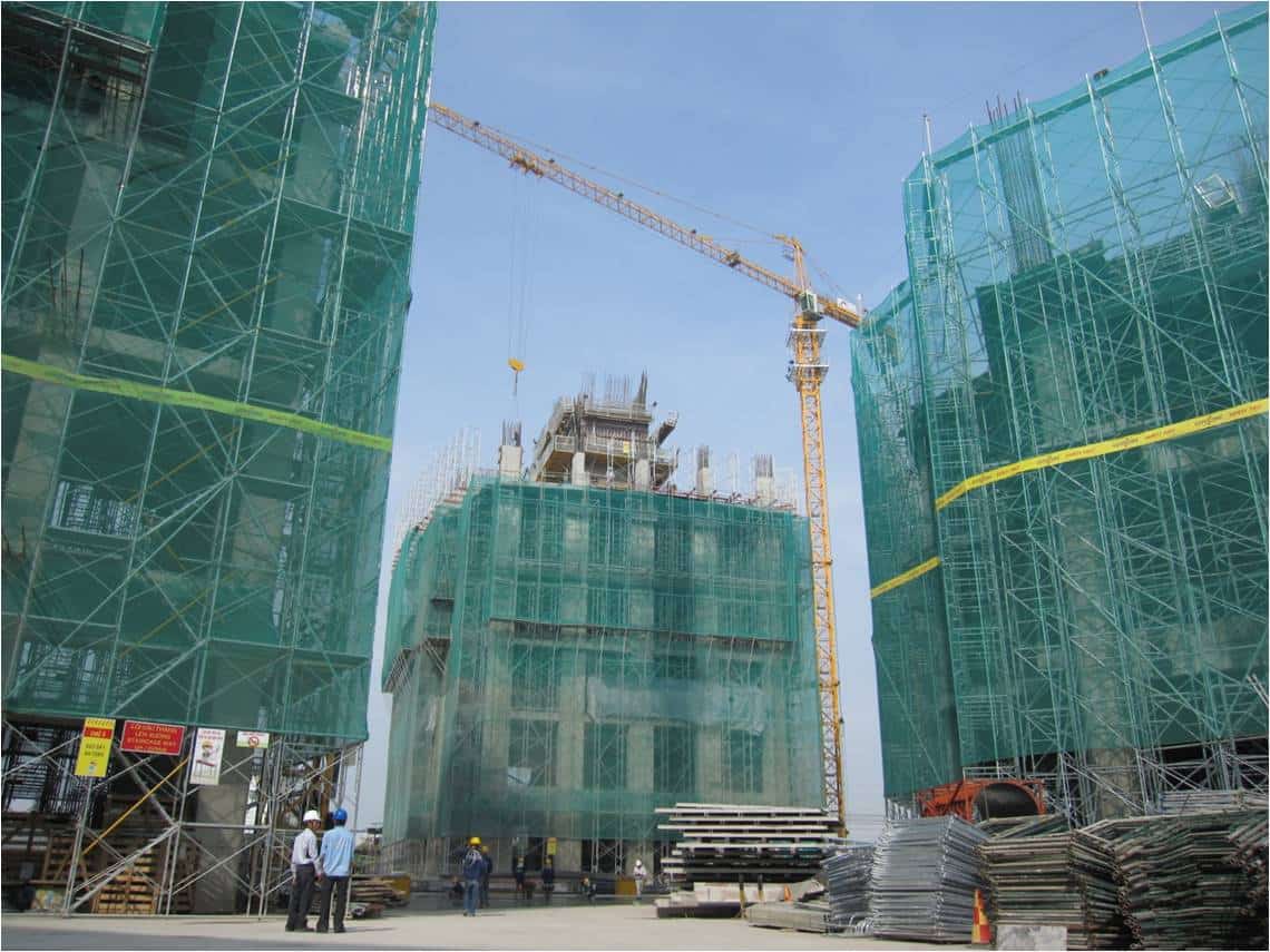 Nên chọn loại lưới an toàn nào cho công trình xây dựng nhà cao tầng?